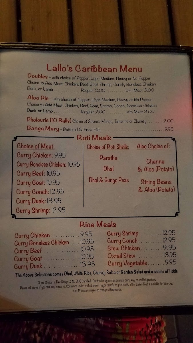 Lallos Menu - Image 5